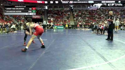 3A-120 lbs Cons. Round 4 - Avery Van Zelderen, Dallas Center-Grimes vs Sylvester Kotoe, Waterloo West