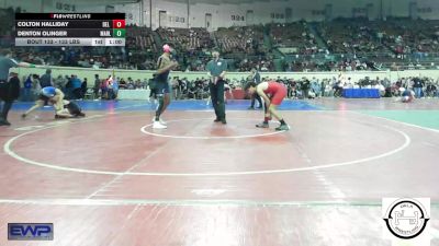 133 lbs Consi Of 32 #1 - Colton Halliday, Del City JH vs Denton Olinger, Marlow Outlaws Jh