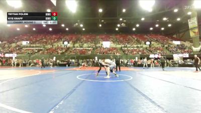 137 lbs Champ. Round 2 - Kye Knaff, Shepherd Wrestling Club vs Trytan Polzin, Fergus Wrestling Club