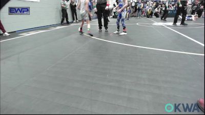 58 lbs Quarterfinal - Tyde Begley, Choctaw Ironman Youth Wrestling vs Maxwell Roy, Standfast