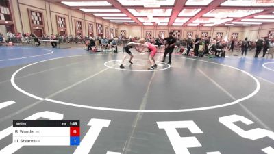 106 lbs Round Of 32 - Brandon Wunder, Md vs Ian Stearns, Pa