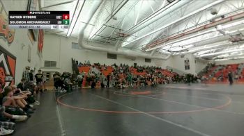 98 lbs 1st Place Match - Solomon Archambault, Lander Middle School vs Kaysen Nyberg, Greybull MS