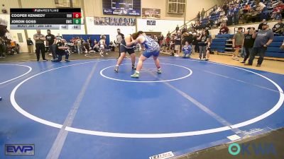 285 lbs 3rd Place - Cooper Kennedy, Vinita Kids Wrestling vs Jordin Goss, Bartlesville Wrestling Club