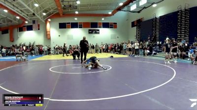 120 lbs Semifinal - Edwin Gonzalez, Viking Wrestling Club vs Jacob Buffum, Legacy Dragons