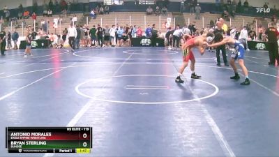 119 lbs Cons. Round 3 - Bryan Sterling, Dundee vs Antonio Morales, Eagle Empire Wrestling