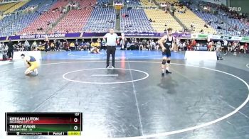 157 lbs Semis (4 Team) - Keegan Luton, Oklahoma City vs Trent Evans, William Penn