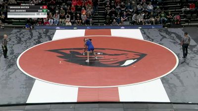 285 lbs Semifinal - Jake Andrews, CSU Bakersfield vs Branson Britten, Little Rock