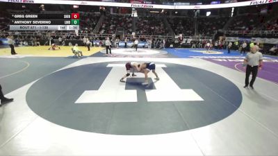 I-138 lbs Semifinal - Anthony Severino, Lindenhurst vs Greg Green, Shenendehowa