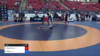 72 kg Quarters - Peter Ogunsanya, West Point Wrestling Club vs Brody Olson, NMU-National Training Center