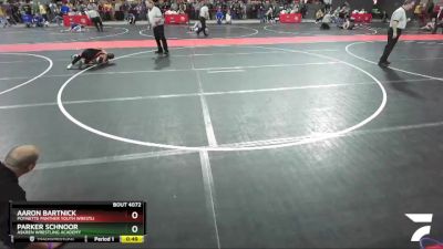 81 lbs Champ. Round 1 - Parker Schnoor, Askren Wrestling Academy vs Aaron Bartnick, Poynette Panther Youth Wrestli