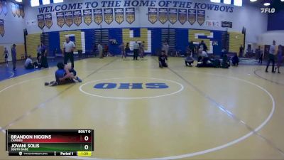 138 Blue 1st Place Match - Jovani Solis, South Dade vs Brandon Higgins, Camden