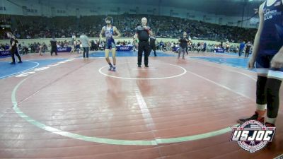 100 lbs Round Of 16 - Bentley Lambert, Shawnee Takedown Club vs Ryatt Rodden, Harrah Little League Wrestling