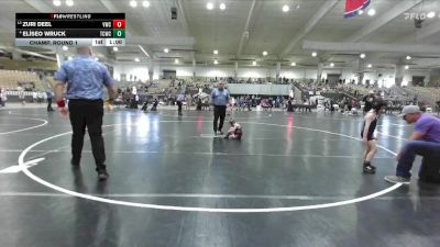 50 lbs Champ. Round 1 - Zuri Deel, Vikings Wrestling Club vs Elíseo Wruck, Team Clarksville TCWC