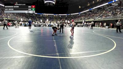 124 lbs Consy 3 - McKenzie Godin, Greater Nanticoke Area vs Lily Joyce, General McLane