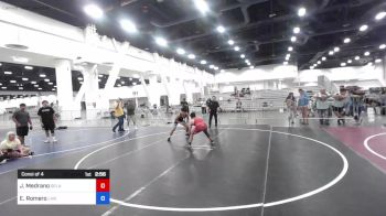 126 lbs Consi Of 4 - Jordan Medrano, Delano Diablos WC vs Estevan Romero, Live Training Systems