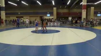 65 lbs Rr Rnd 5 - Anaya Prater, A-Train Performance Womens Wrestling Club vs Piper Weaver, Lady Outlaws