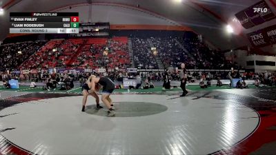 6A 190 lbs Cons. Round 2 - Liam Rodebush, Caldwell vs Evan Finley, Rocky Mountain