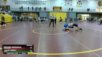 157 lbs Semifinal - Brayden Greenwald, Warrenton vs Travis Lobdell, Grant