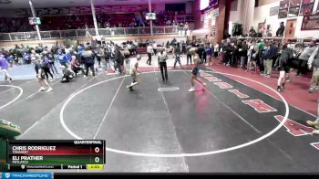 152 lbs Quarterfinal - Chris Rodriguez, Tonasket vs Eli Prather, Potlatch