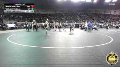 G5A-115 lbs Semifinal - Kenadee Thomas, Jay-Girls vs Kelcie Avallone, Pawhuska-Girls