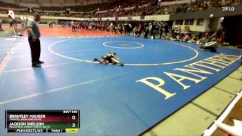 National K-2 44-48 Semifinal - Brantley Mauger, Twisted Joker Wrestling vs Jackson Snelson, Midlothian Miners Wrestling Cl