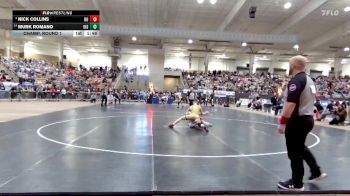 AA 138 lbs Champ. Round 1 - Nick Collins, Rossview High School vs Murk Romano, Independence High School