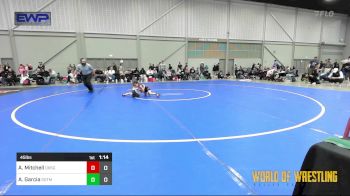 45 lbs Rr Rnd 3 - Azayla Mitchell, OK Supergirls Black vs Annalise Garcia, Sisters On The Mat Pink