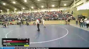 153 lbs Champ. Round 3 - Ben Hovley, Davis vs Kyle Nye, Corner Canyon