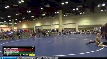 185 lbs Placement (16 Team) - Kassidee Savaria, Montana vs Makayla Vasser, Nebraska Tidal Wave