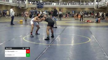 Consolation - Dylan Burnoski, Clarion-Unattached vs Shawn Orem, Bloomsburg