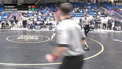 152 lbs Final - Bo Bassett, Bishop McCort vs Joe Bachmann, Faith Christian Acad.