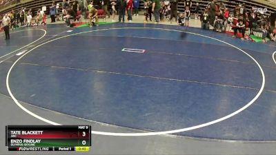 54 lbs Quarterfinal - Tate Blackett, JWC vs Enzo Findlay, Olympus-Skyline