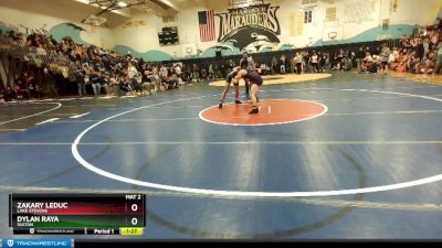 157 lbs Quarterfinal - Dylan Raya, Sultan vs Zakary Leduc, Lake Stevens