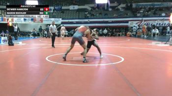 165 lbs Champ Round 1 (16 Team) - De`Mier Hamilton, Washington & Jefferson College vs Mason Buckler, Frostburg State