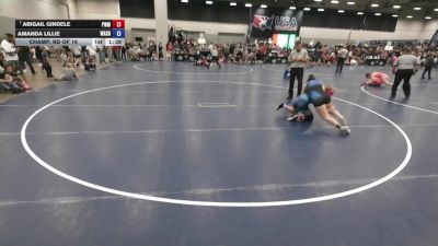 125 lbs Champ. Rd Of 16 - Abigail Gindele, Pursuit Wrestling Minnesota vs Amanda Lillie, Washington