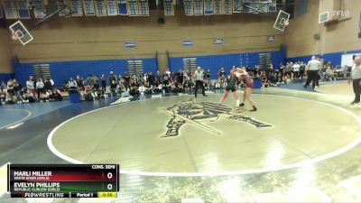 135lbs Cons. Semi - Evelyn Phillips, Republic-Curlew (Girls) vs Marli Miller, White River (Girls)