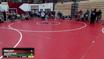 67-73 lbs Round 2 - Brody Roth, Contenders WA vs Brandon Rigel, Franklin WC