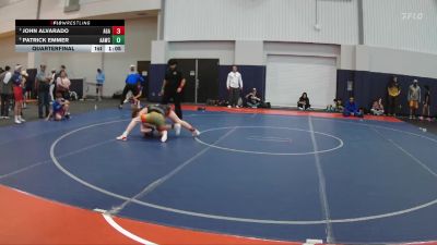 113 lbs Quarterfinal - John Alvarado, Apex Grappling Academy vs Patrick Emmer, All American Wrestling Club