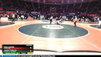 2A 195 lbs Semifinal - Mateo Casillas, Mahomet (M.-Seymour) vs Josh Hoffer, Washington