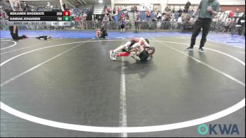55-61 lbs Consolation - Benjamin Shoemate, Spartan Mat Club vs Damian Johansen, Texans Wrestling Club
