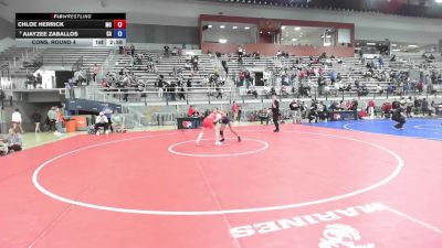 U23 Women - 55 lbs Cons. Round 5 - Chloe Herrick, MO vs Ajayzee Zaballos, CA