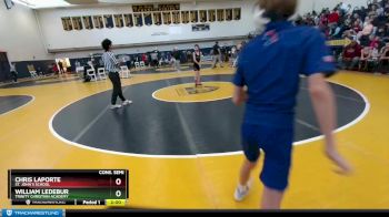 80 lbs Cons. Semi - William Ledebur, Trinity Christian Academy vs Chris LaPorte, St. John`s School