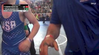 124 lbs Quarterfinal - Dylan Wagner NW2, Clear Fork vs Cashtin Resor NE5, Cambridge Youth Wrestling