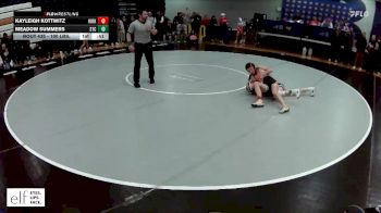 100 lbs. Cons. Round 2 - Meadow Summers, St. Charles vs Kayleigh Kottwitz, Kirksville