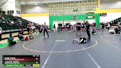 60 lbs Round 1 - Carson Vance, Genesis Wrestling Club vs Zane Davis, Richmond Hill Wrestling Club