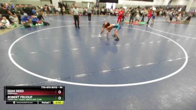 96 lbs Cons. Round 3 - Robert Frijouf, Tampa Bay Tigers Wrestling Club vs Isiah Reed, Nebraska