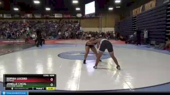 136 lbs Cons. Semi - Janelle Cacal, Discovery Canyon vs Sophia Lucero, Skyview