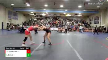 137 lbs Cons. Round 1 - Kimberly Rodriguez, Savanna vs Alexa Duque, Palm Springs