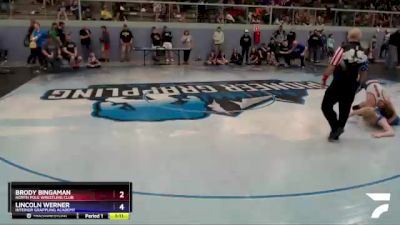 113 lbs X Bracket - Brody Bingaman, North Pole Wrestling Club vs Lincoln Werner, Interior Grappling Academy