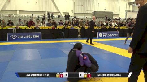 Melannie Estrada-Lara vs Aiza Valeriano Stevens 2025 World IBJJF Jiu-Jitsu No-Gi Championship